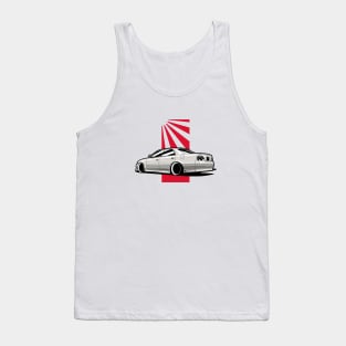 White Chaser X100 JDM Classic Legend Tank Top